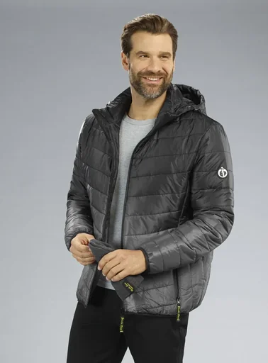 "Steppjacke, Farbe schwarz/grau, Gr.L image"