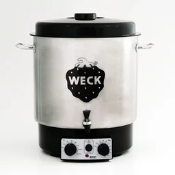 Automatic electric canner model WAT 25 A - stainless steel with timer and all-plastic drain tap