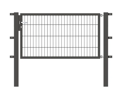 "Einzeltor Flexo mit Zubehör, anthrazit/ Breite 150 cm, Höhe 120 cm image"