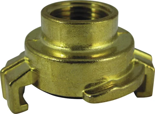 "Schnellkupplung aus Messing, Gewindestück mit 1/2" Innengewinde, Nockenweite 40 mm image"