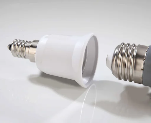 "Adapter E14 auf E27 Sockel, 3 Stück image"