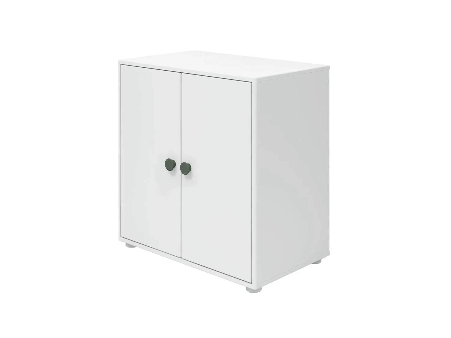 "FLEXA Kleiderschrank, Schrankelement - 1 Regalboden, Roomie, Farbe: Weiß/Tiefgrün image"