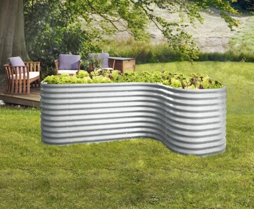 "Hochbeeterweiterung Curve 858, Farbe rubin image"