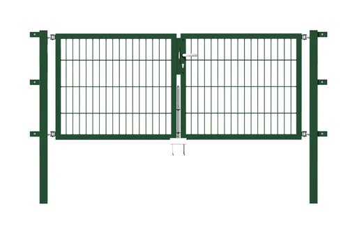"Doppeltor Flexo mit Zubehör, grün, Breite 200 cm, Höhe 80 cm, PF: 60x60 cm image"