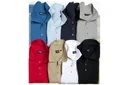 Poloshirt mit Knopfleiste und Brusttasche, Farbe silbergrau, Gr.4XL
