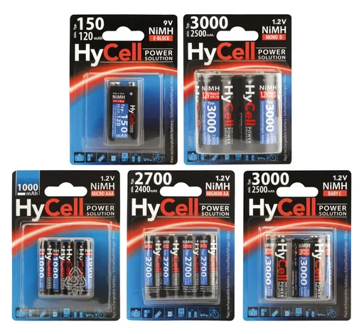 "Power Solution 9V Block NiMH AkkuTyp 150 (mind. 120 mAh) - 1 Stück image"