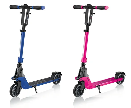 "ONE K 125 Tretroller, 125 mm extra breit, ABEC 7, höhenverstellbar, Klappmechanismus, neon pink image"