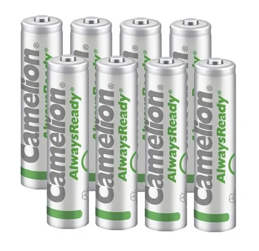 "AlwaysReady Solar NiMH Akku Mignon (AA) mit 600mAh - 8 Stück image"