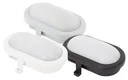 LED Ovalarmatur - Farbe: grau