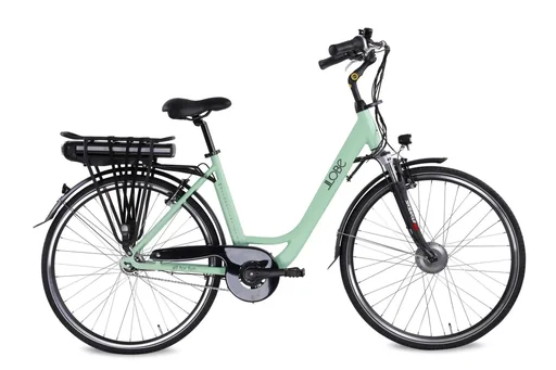 "Unisex City E-Bike 28 Zoll, Rahmengröße 50 cm, 7-Gang Nabenschaltung, Metropolitan Joy 2.0 Pastellgrün, 13 Ah image"