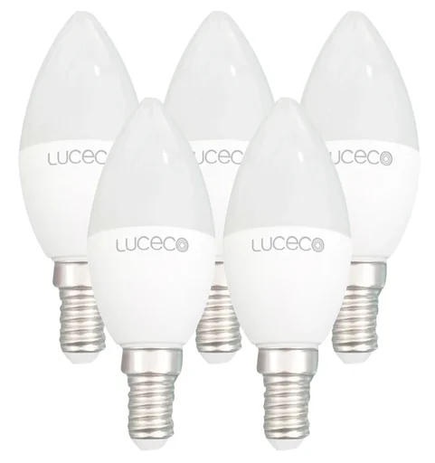 "5er Set LED Kerze, E14, 5 Watt, 470 Lumen, 2700 K image"
