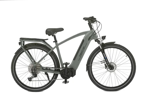"Herren E-Trekkingbike, 28 Zoll, Rahmengröße 50 cm, 11-Gang Kettenschaltung, Stahlgrau, MTS-20X image"