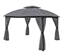 Pavillon KAMA, anthrazit, Stahl / Polyester