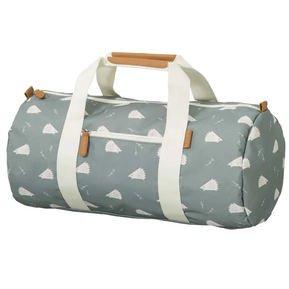 "Fresk kleine Reisetasche Igel blau grau image"