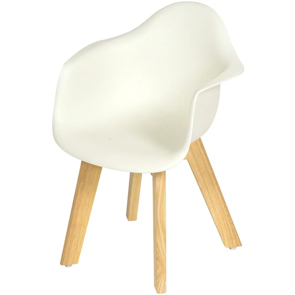 Quax Kinder Schalenstuhl 2er Set weiss