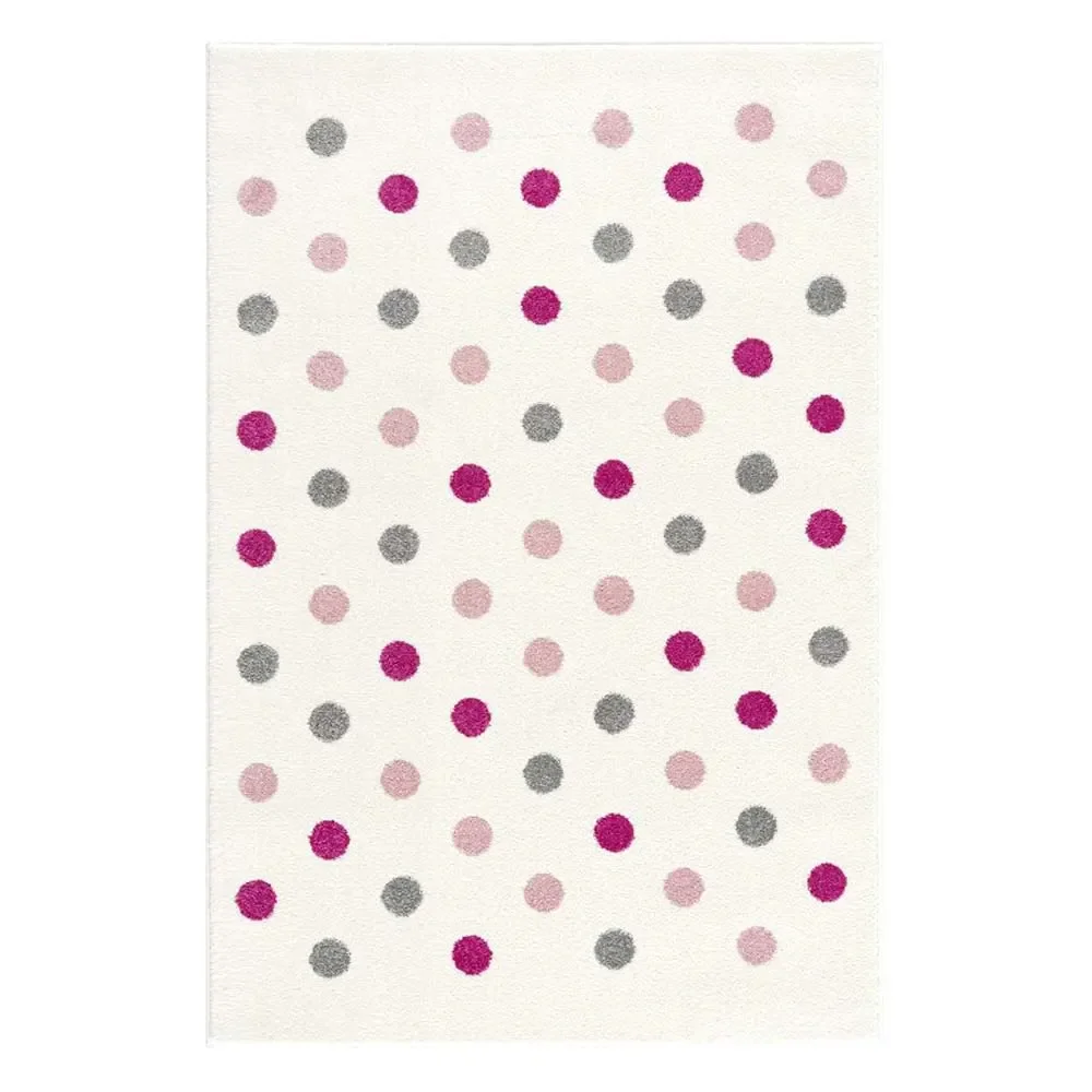 "Livone Teppich Konfetti creme rosa grau, Teppichgrösse: 160 x 230 cm image"