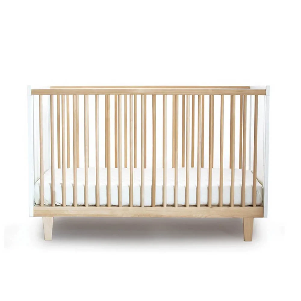 "Oeuf Babybett Rhea Birke weiss 70 x 140 image"