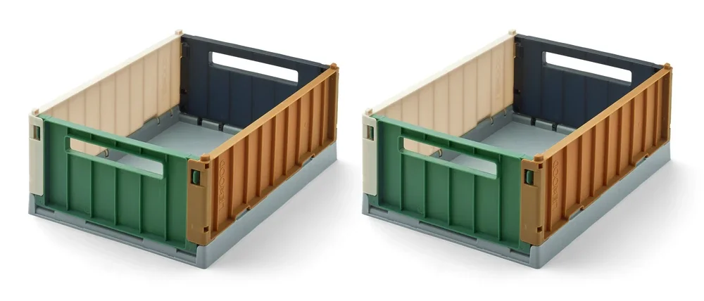 Liewood Aufbewahrungsbox Weston S 2-pack, Sea Blue Mix