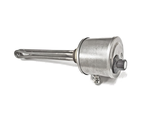 "Screw-in heater G1 1/2, Hot Water/PV, controller 30-80°C / STB 100°C, 9.0kW ET 780mm image"