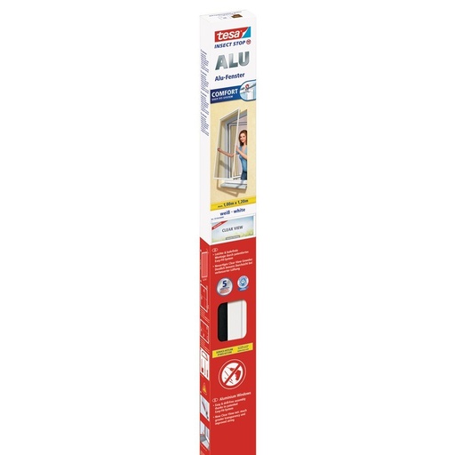 "Insektenschutz Alu Comfort für Fenster 120×150 cm, anthrazit image"