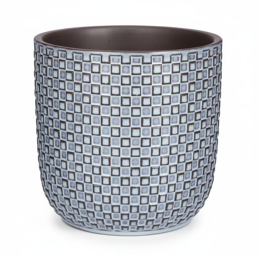 "Mini Topf Relief Blau D7 image"