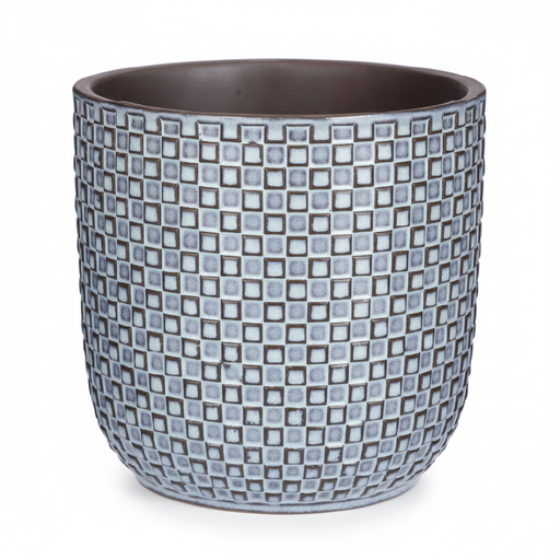 "Topf relief blau D13,5 image"
