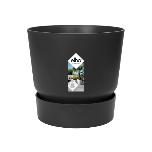 "Topf elho Greenville Round schwarz - D14 x H13 image"