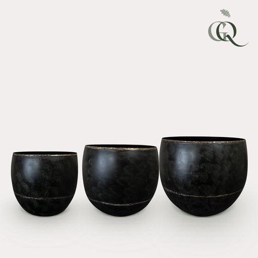 "Topf - Schwarz - Belia vintage black - Set von 3 image"