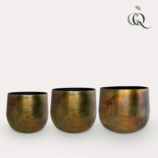 "Topf - Kupfer - Elisa Vintage Grün - Set von 3 image"