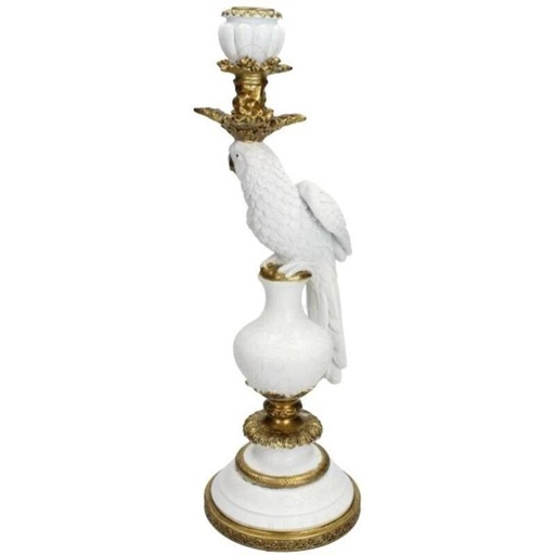 "Kandelaber mit weißem Vogel - Höhe ca. 40 cm image"