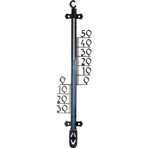 "Hendrik Jan - Außenthermometer - Kunststoff schwarz 26 cm image"