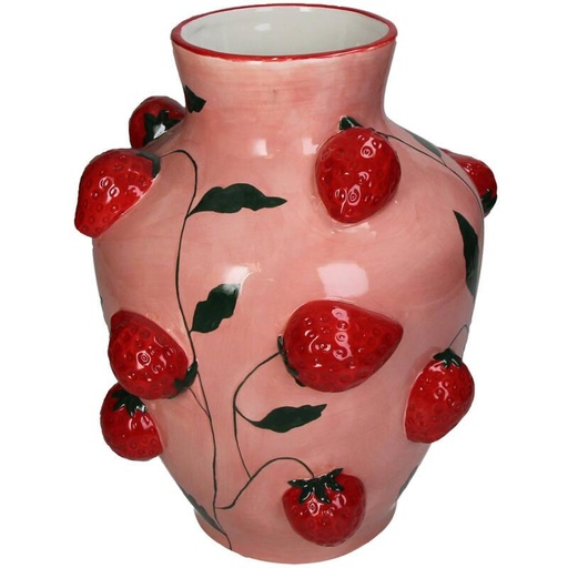 "Vase Erdbeere Dolomit 25,3 cm image"