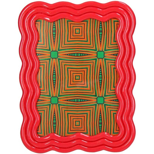 "Fotorahmen gebogen Polyresin - Rosa image"