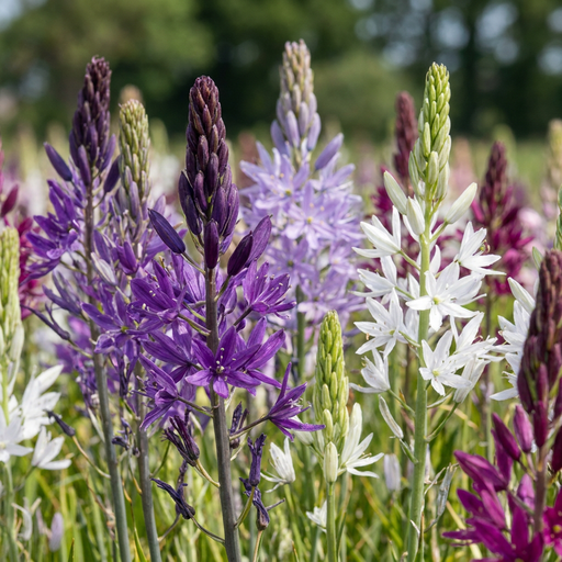 "Lilie 'Camassia Leichtlinii' (Lilium) – Blumenzwiebeln, 5 Zwiebeln image"