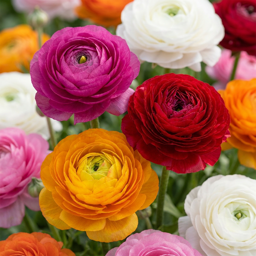 "Ranunkel (Ranunculus asiaticus) – Ranunkel-Knollen, 40 Zwiebeln image"