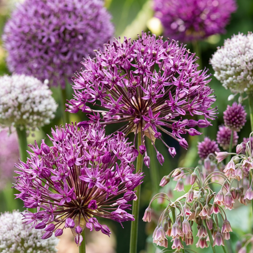 "Zierlauch 'Bulb Garden' (Allium giganteum) – Zierlauch-Zwiebeln, 80 Zwiebeln image"
