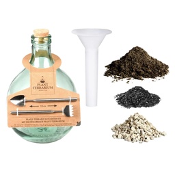 DIY Pflanzen Terrarium Set 5L - Erstelle dein eigenes geschlossenes Ökosystem | 