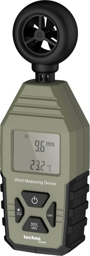 "EA3020 Windmesser mit Temperaturanzeige – digitales Anemometer für Windgeschwindigkeit & Luftstrom, m/s, km/h, mph, Knoten, ft/min, MAX/MIN/AVG, Hintergrundbeleuchtung image"