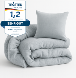 Alavya Home Bettwäsche Cozy Grau 135*200