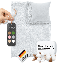 Alavya Home Kinderbettwäsche 135x200 cm Baumwolle - 2er-Set, Weiß