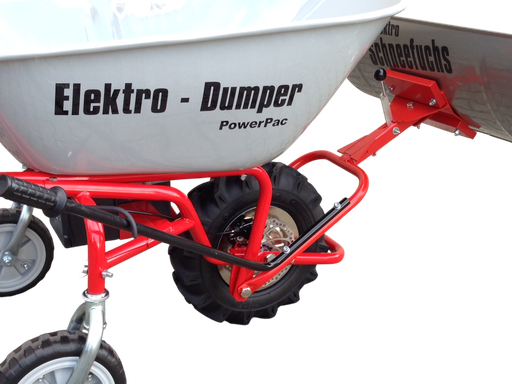 "Akkuschubkarre ED120 mit 115ltr. Wanne und Schneeschild image"