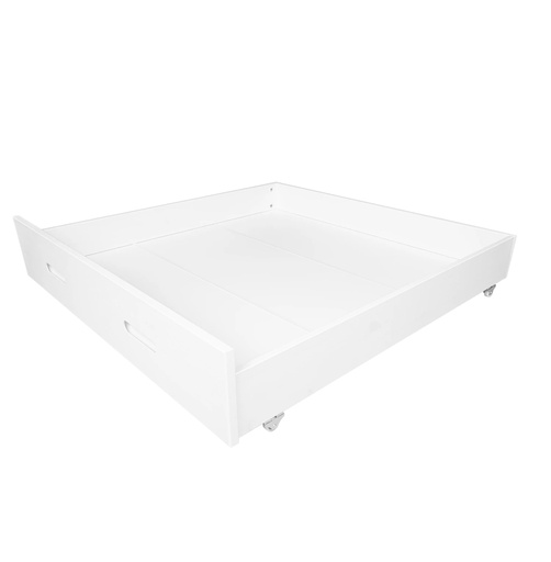 "Alavya Home Schubkasten Set, 2 St.I 2er-Set Schublade aus massiver Kiefernholz I auf Rollen für Hausbett Kinderbett image"