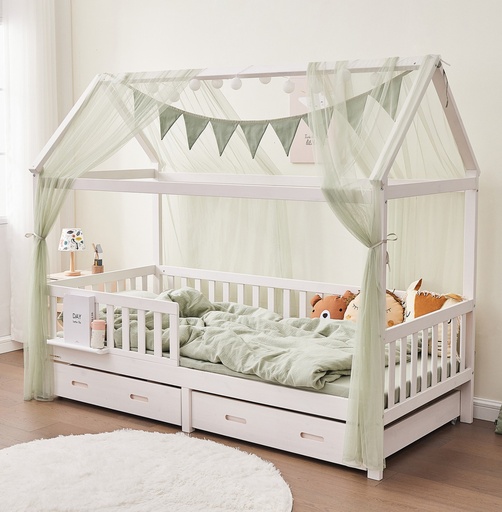 "Alavya Home Hausbett Deko-Set 150x350 cm Polyester / Bio-Baumwolle - 2er-Set, Khaki image"