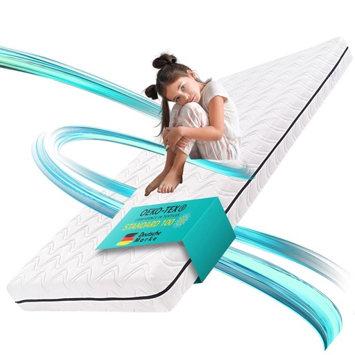 "Alavya Home Kindermatratze COZY PLUS 90x200 cm Kaltschaum - Weiß image"