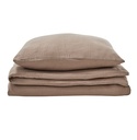 Alavya Home Kinderbettwäsche 135x200 cm Baumwolle - 2er-Set, Braun