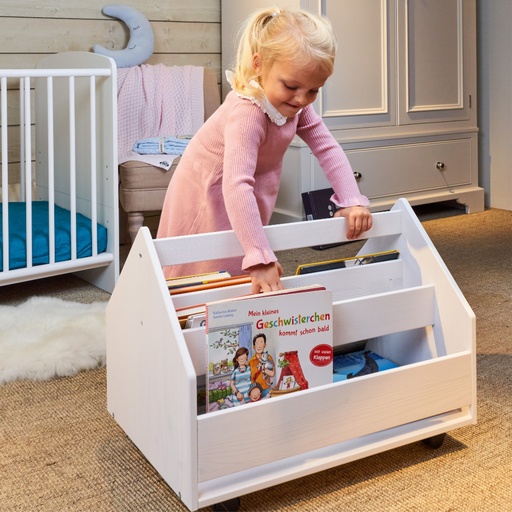 "Alavya Home Bücherregal COMET Holz - Weiß image"