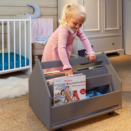 "Alavya Home Bücherregal COMET Holz - Grau image"