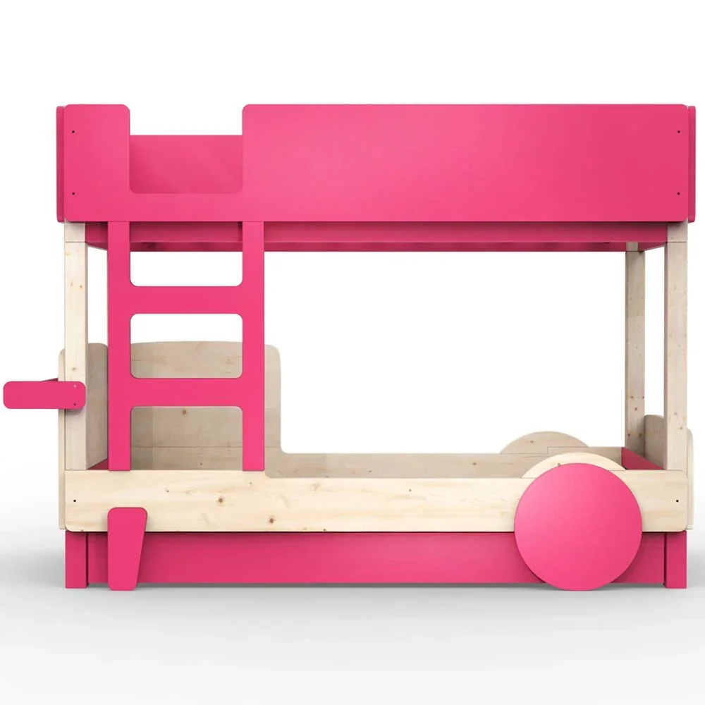 Mathy by Bols Etagenbett "Discovery" mit Bettschublade, Farbe Elemente: summer pink
