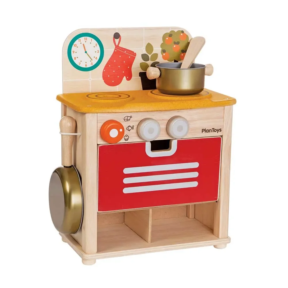 "Plan Toys Spielherd Holz image"