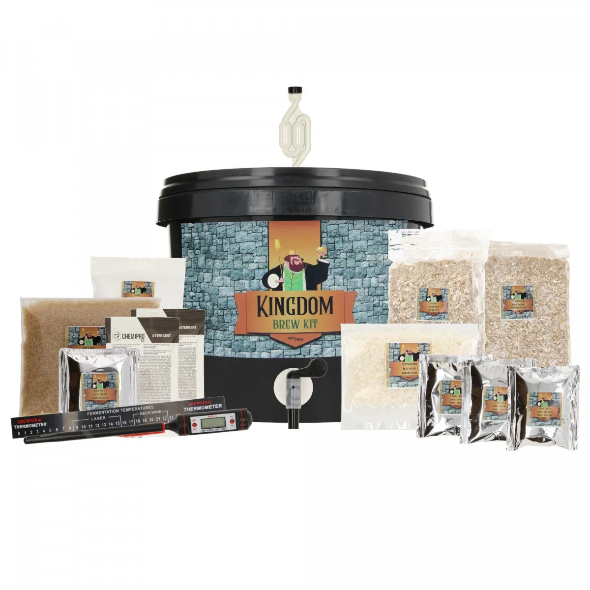 "Kingdom Bierbrauset, Brew Kit - Tripel, Komplette Malzmischung für 5L Bier image"